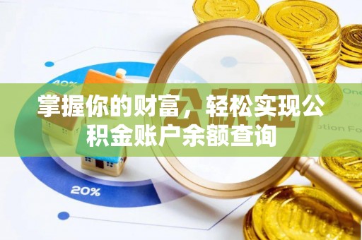 新龙掌握你的财富，轻松实现公积金账户余额查询